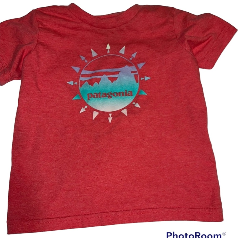 Patagonia short sleeve shirt size 12-18 month